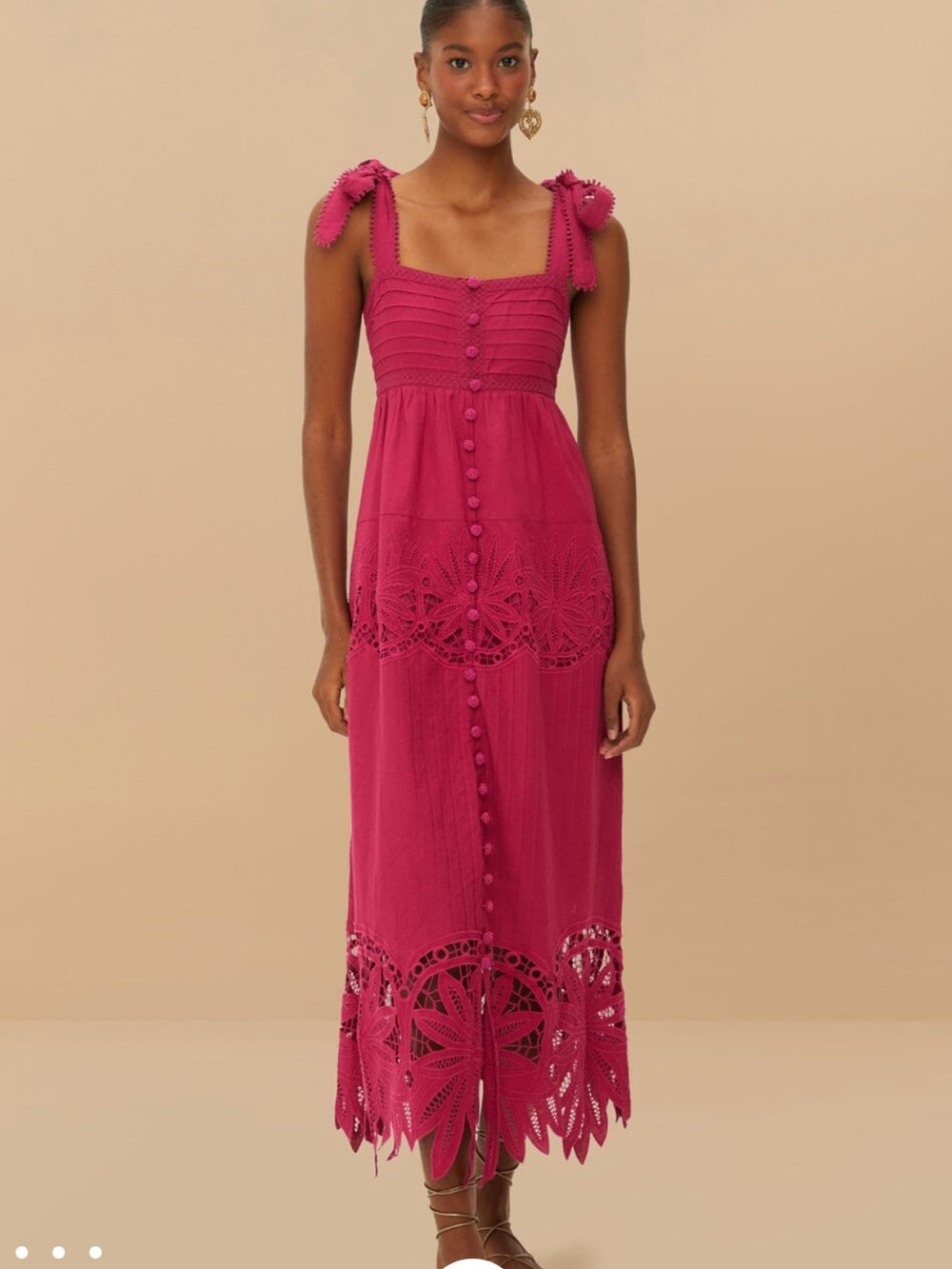 Farm Rio Embroidered Dress